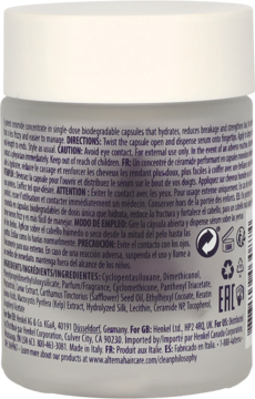 ALTERNA Caviar Anti-Aging,shoty do włosów, ceramidowe,tył