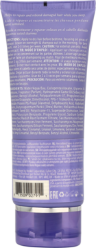Fioletowa tuba regenerującego serum Alterna Caviar, tył opakowania z widocznym kodem kreskowym i tekstem.