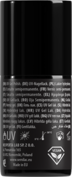 SEMILAC ,lakier hybrydowy, nr 922 Pastel Pink,tył