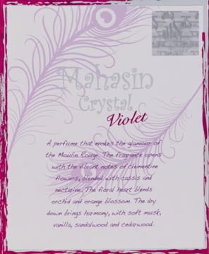 LATTAFA Mahasin Crystal Violet,woda perfumowana dla kobiet,tył