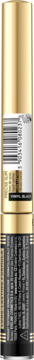 Cylindryczny eyeliner Eveline Precise Slim, złoto-czarne opakowanie z kodem kreskowym, widok z przodu.
