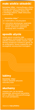 TOŁPA Dermo Body Gym,serum do ciała, treningowe,tył