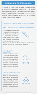 BIELENDA Skin Clinic Professional Kwas Hialuronowy,serum do twarzy, nawilżająco-kojące, na dzień i na noc,tył