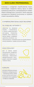 BIELENDA Skin Clinic Professional Witamina C,serum do twarzy, rozświetlająco-odżywcze, na dzień,tył
