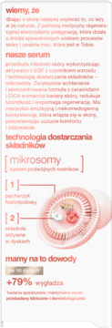 TOŁPA Ideal Age Cica Regen,serum do twarzy, regenerujące, na dzień i na noc,tył