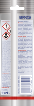 BROS ,zawieszka do zwalczania moli odzieżowych, Kwiat Pomarańczy,tył