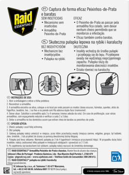 RAID ,pułapka na rybiki i karaluchy,tył