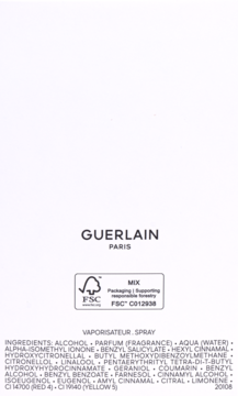 GUERLAIN Champs-Elysees ,woda perfumowana dla kobiet,tył