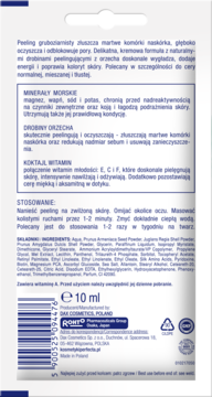 PERFECTA ,peeling do twarzy, gruboziarnisty,tył