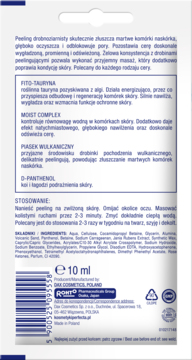 PERFECTA ,peeling do twarzy, drobnoziarnisty,tył
