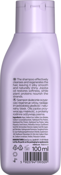 NEBOA Glossy Hair ,szampon do włosów, wygładzający i nawilżający,tył