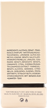 TOM FORD Vanille Fatale ,woda perfumowana dla kobiet,tył