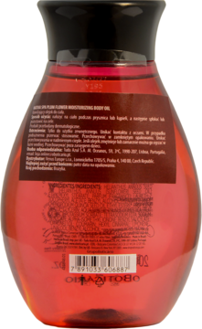 NATIVA SPA Plum Flower ,olejek do ciała, nawilżający,tył