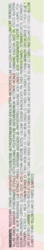 Blurred, vertically oriented ingredient list for Clinique Pop Plush lip gloss. Text is illegible due to blurriness.