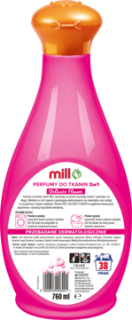 MILL ,perfumy do tkanin, 2w1, Delicate Flower,tył