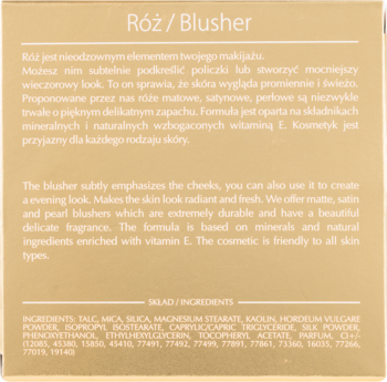 DESSI ,róż do policzków, nr 02 Blush Me,tył