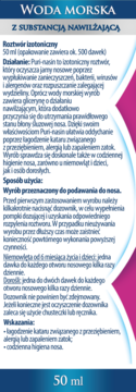 PURI-NASIN ,spray do nosa, woda morska z substancją nawilżającą, ok. 500 dawek,tył