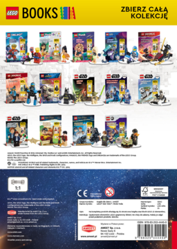 AMEET LEGO Star Wars,zadania, komiksy, minifigurka, Mistrz Yoda,tył