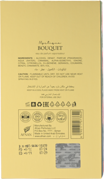 AFNAN Mystique Bouquet ,woda perfumowana unisex,tył