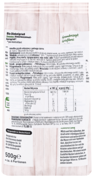 ENERBIO ,grysik orkiszowy z pełnego ziarna,tył