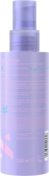 Tył lawendowego serum do włosów Hair Rehab, 150 ml, z polskim opisem regenerującym bez spłukiwania.