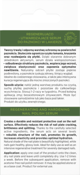 EVELINE COSMETICS Nail Therapy Professional ,serum do paznokci, regenerujące-utwardzające,tył