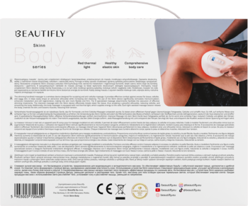 BEAUTIFLY B-Skinn Body ,masażer ręczny, wyszczuplający,tył