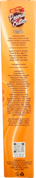 Tył opakowania palety cieni J.Cat Beauty Peanut Butter, z listą składników i opisem w języku angielskim.