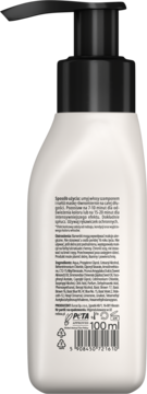 Tyl butelki maski koloryzującej 2w1 Neboa Jasny Brąz z czarną pompką, widoczne 100ml.