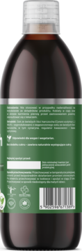 EKA MEDICA ,sok z karczocha, suplement diety, pasteryzowany,tył
