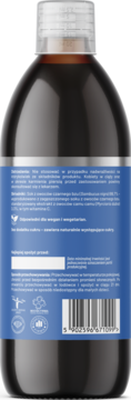 EKA MEDICA ,sok z czarnego bzu  z witaminą C, suplement diety,tył