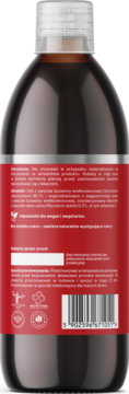 EKA MEDICA ,sok z żurawiny z witaminą C, suplement diety,tył