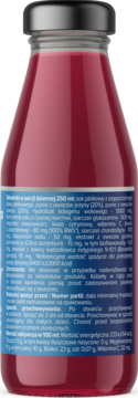 EKA MEDICA ,smoothie zawierający kolagen, Mango i Jeżyna, suplement diety,tył
