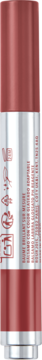 BOURJOIS Butter Tint masełko do ust nr 01 Rose Fondant, koloryzujący sztyft z srebrnym środkiem, widok z boku.