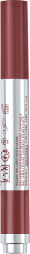 BOURJOIS Butter Tint nr 03 Guav'Amour, brązowo-różowe masełko do ust, z boku srebrne opakowanie.