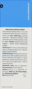MEDIHEAL Hyaluronate ,serum do twarzy, nawilżające,tył