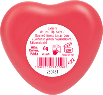 LOVELY Cupid's Kiss ,balsam do ust, Serce,tył