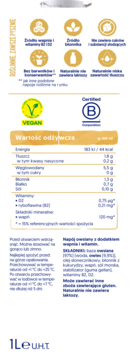 Alpro napój owsiany 1L, biały karton, widok przód, wegański, bez cukru, laktozy, z wapniem i witaminami.