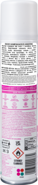 BATISTE Sensitive Scalp ,suchy szampon do włosów,tył