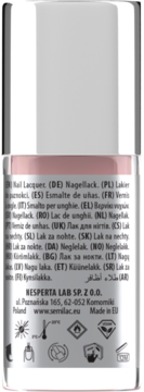 SEMILAC ,lakier do paznokci, nr 106 Pinkognito,tył