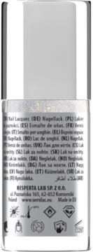 SEMILAC ,lakier do paznokci, nr 116 Holo Flash,tył