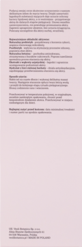 Tył opakowania Veoli Botanica Cleaning Me Softly, żelu do mycia twarzy. Widoczny opis, składniki, użycie, dane firmy.