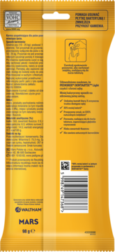 PEDIGREE DentaStix Light,karma uzupełniająca dla psów powyżej 4 miesiąca, 10-25kg, z indykiem,tył