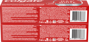 COLGATE Max White Superior Clean,pasta do zębów,tył