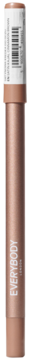 Pionowa kredka do oczu Satin Kajal Cinnamon Brown, metaliczny jasnobrązowy korpus z napisem BODY i etykietą.