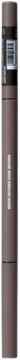 Kredka do brwi Brow Definer Light Blonde ze szczoteczką, pionowo, matowe beżowo-brązowe opakowanie.