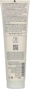 Tył beżowej tubki Goldwell Curls Defining Cream, widoczne informacje o produkcie do definiowania loków i składniki.