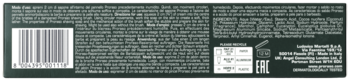 Tył ciemnozielonego opakowania kremu do golenia Proraso Refreshing, z kodem kreskowym i tekstem informacyjnym.