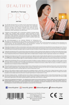 BEAUTIFLY SkinPure Therapy ,urządzenie do terapii światłem LED,tył