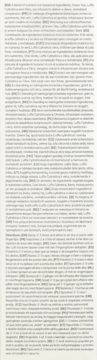 Jasne tło, gęsty blok drobnego tekstu z informacjami o produkcie w wielu językach, nagłówki ENG/DEU.